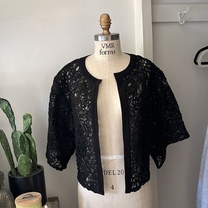 Cropped Lace Jacket